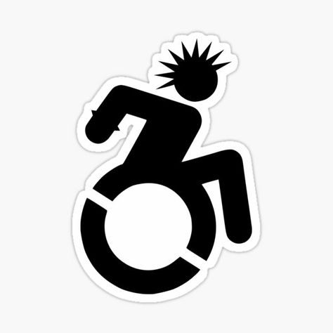 #cripplepunk #crippunk #cpunk #cr*pplepunk Cripple Punk, Punk Symbols, Punk Genres, Vinyl Decal Stickers, Vinyl Decal, Vinyl, Cars