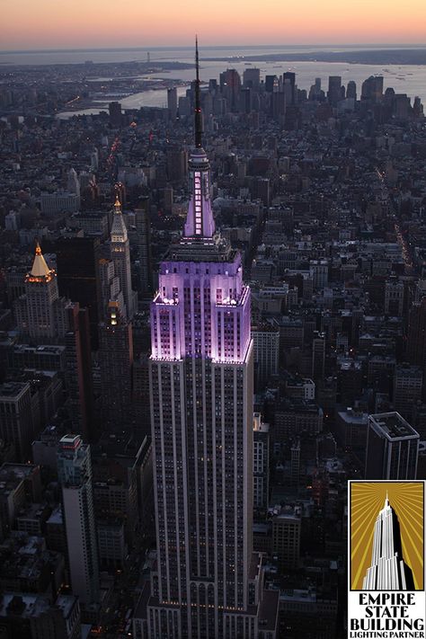 Purple lit in honor of NYU graduation... Go Bobcats! Nyu Law, Tower Light, Voyage New York, York University, New York Aesthetic, Empire State Of Mind, New York Life, Concrete Jungle, New York State