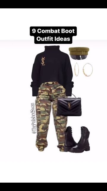 Comfortable Fall Outfits Casual, Combat Boots Outfit For Women Winter, Pants With Boots Outfit, Fall Combat Boots Outfit, Winter Combat Boots Outfit, Adulting Outfits, Combat Boots Outfit For Women, Combat Boots Outfit Fall, Boot Outfit Ideas