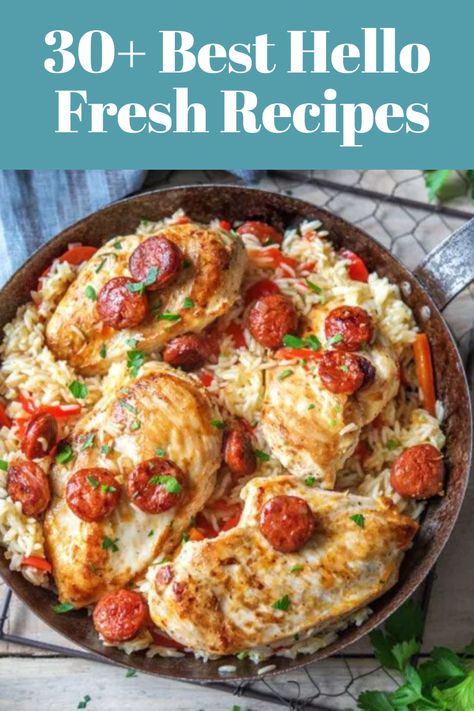 Best Hello Fresh Recipes, Hello Fresh Pasta, Hello Fresh Chicken, Hello Fresh Dinners, Fresh Healthy Recipes, Homechef Recipes, Pre Prepared Meals, Quick And Easy Meals, Food Delivery Service