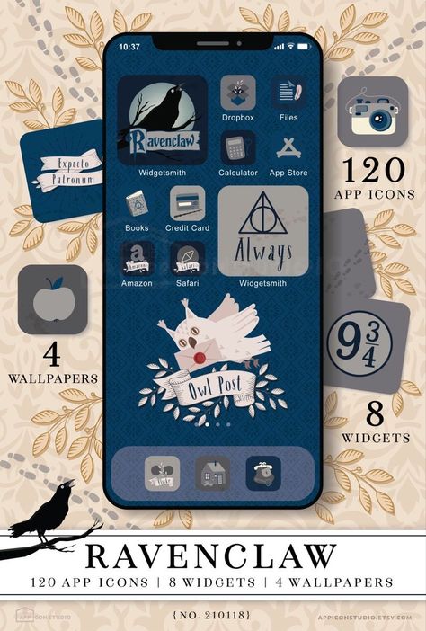 Harry Potter App Icons, Harry Potter Phone Wallpaper, Harry Potter Pc, Harry Potter App, Harry Potter Youtube, Harry Potter Wallet, Dark Harry, Harry Potter Phone, Theme Iphone