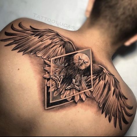 Back Piece Tattoo Men, Eagle Back Tattoo, Back Tattoos For Guys Upper, Eagle Tattoo Designs, Eagle Chest Tattoo, Animal Sleeve Tattoo, Upper Back Tattoos, Back Piece Tattoo, Men Tattoos Arm Sleeve