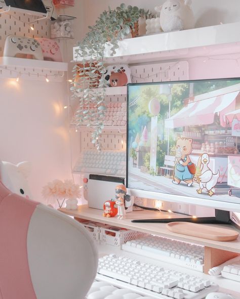 🌸⛅️✨ guys…I played minami lane all night last night 👀 to say that I am obsessed says the least. It’s currently my go to unwinding game 😌 I have finished all the missions and now I need more loool discount codes in bio ♡ cozy friends tagged ♡ @giggiland ૮ • ﻌ - ა desk setup • desk inspiration • desk goals • gaming setup • cozy home • cozy room • gaming • cozy gamer ʕ •́ᴥ•̀ ʔっ #cozygamer #handheldgaming #handheldgaming #animalcrossing #animalcrossingcottagecore #acnhisland #nintendogamer #ni... Pc Gaming Setup, Desk Goals, Desk Inspiration, Pc Setup, Desk Setup, Cottage Core, Gaming Setup, Cozy Room, Dream Rooms