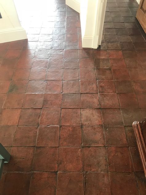 Teracota Interior Tiles, Reclaimed Terracotta Floor, Staining Terracotta Tiles, Terracotta Flooring, Terracotta Floor Tiles, Brown Tile, Sandstone Tiles, Beautiful Flooring, Interior Tiles