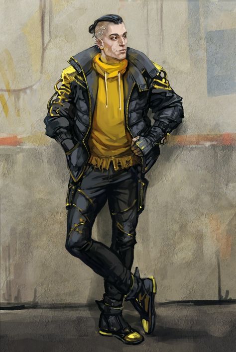 Cyberpunk Mechanic Male, Cyberpunk Reporter, Cyberpunk Civilian, Cyberpunk Gang Member, Cyberpunk Rockerboy Character Art, Cyberpunk Medtech, Sci Fi Fashion Male, Sci Fi Character Art Male, Cyberpunk Male Character Design