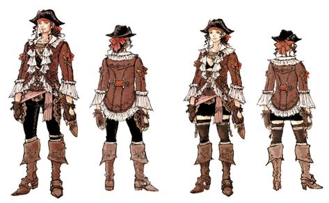 Pirate Character, Final Fantasy Xi, Heavy Armor, The Gambler, Fantasy Realm, Clothes Reference, Semi Realistic, Final Fantasy Artwork, Art Games