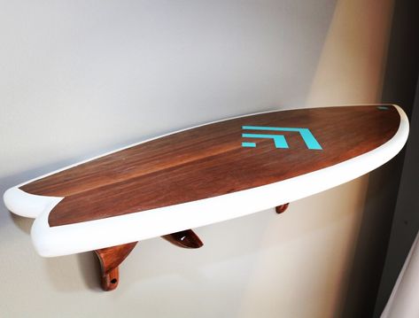 Walnut surfboard shelf by Fleetham Design Surfboard Shelf, Babies Room, Surf Decor, Surfboard Art, Bear Lake, A Shelf, Art Room, Baby Room, Surfboard