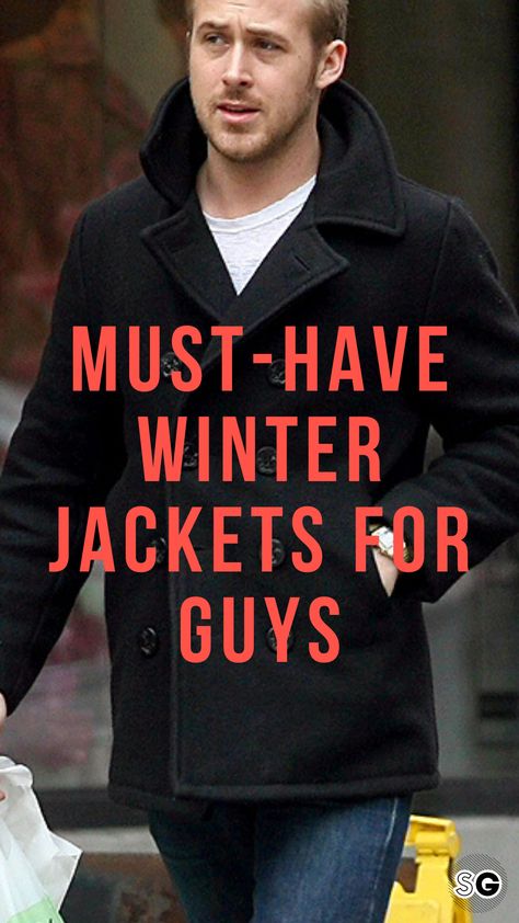 Discover winter jacket must-haves for 2019 from the team at Style Girlfriend. From shearling jackets to bombers, check out all of our favorites. | mens jackets, mens jackets casual, mens jackets winter, mens jackets winter, mens jackets casual classy, men’s jackets, guys jackets, guys jackets casual, mens coats, fall coats for men, mens winter fashion, mens winter style #winterstyle #mensstyle Mens Winter Coat Fashion, Men’s Coats Winter, Mens Winter Coat Cold Weather, Men’s Coats, Men’s Coat, Luxury Men's Peacoat For Cold Weather, Men’s Winter Coat, Men’s Winter Coat Styles, Mens Jackets Winter