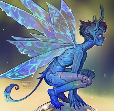 Moon Character Art, Dnd Character Ideas, Dnd Ideas, Fantasy Creatures Art, Mythical Creatures Art, Character Design Ideas, Creatures Art, Creature Concept Art, Fairy Art