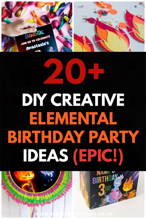 DIY Elemental birthday party ideas on a budget Elemental Movie Night Ideas, Elemental Party Food, Elemental Movie Theme Dinner, Elemental Themed Food, Elemental Themed Birthday Party, Elemental Movie Birthday Party, Elemental Movie Party, Elemental Movie Activities, Elemental Movie Food Ideas