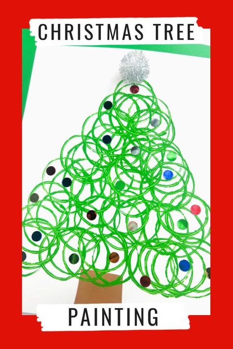 Set up this festive Christmas Tree Painting perfect for preschoolers using a simple toilet paper roll for an eco-friendly holiday craft. Christmas Tree Toilet Paper Roll, Painting For Preschoolers, Simple Toilet, Toilet Paper Roll Craft, Kids Christmas Crafts Easy, Roll Craft, Toilet Roll Craft, Christmas Crafts For Toddlers, Preschool Christmas Crafts