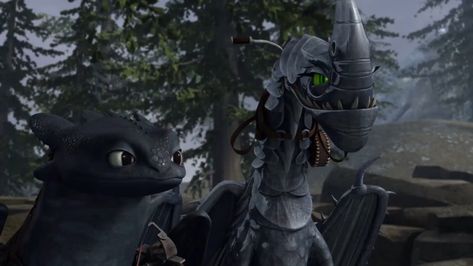 Windshear + Toothless ♥️ Httyd Windshear, Windshear Dragon, Race To The Edge, Train Dragon, Httyd Dragons, Httyd 3, Night Fury, Toothless, Train Your Dragon