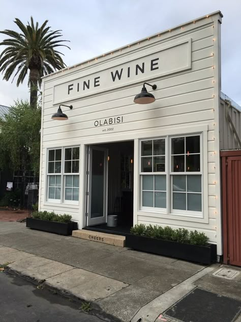 Shop Outside Design, General Store Exterior, Cozy Cafe Exterior, Storefront Facade, Retail Exterior, Store Front Design, Wine Store Design, Store Front Ideas, Store Exterior