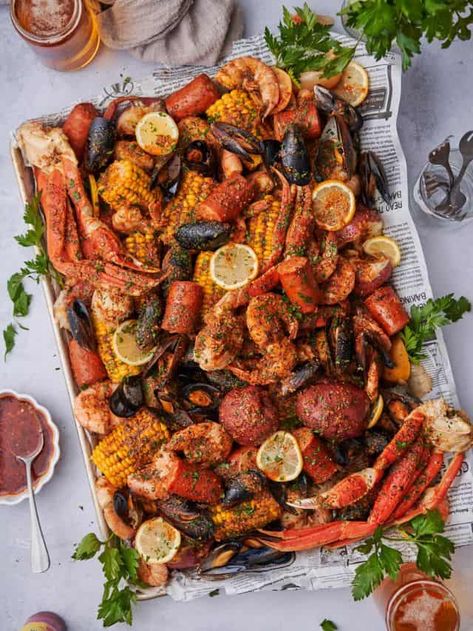 Cajun Seafood Boil Recipe, Seafood Boil Recipes Cajun, Seafood Boil Recipe, Cajun Seafood Boil, Boil Recipes, Lobster Dishes, Cajun Seafood, Seafood Boil Recipes, Boiled Food