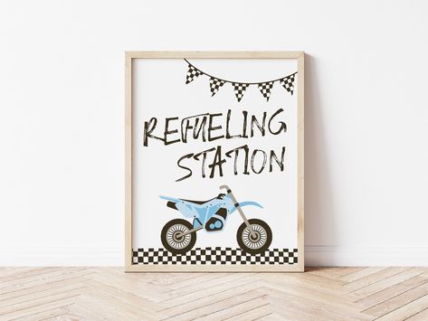 Need Four Speed, Refueling Station, Two Fast Birthday Party, Party Food Signs, Two Fast Birthday, Bike Food, Baby Bike, Food Signs, Race Car Party