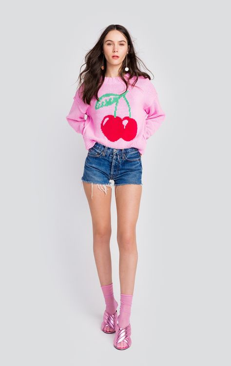 Flamingo Pink, Wildfox Couture, Cherry Bomb, Women's Sweaters, Trending Styles, Soft Knits, Fashion Collection, Flamingo, Fashion Clothes Women