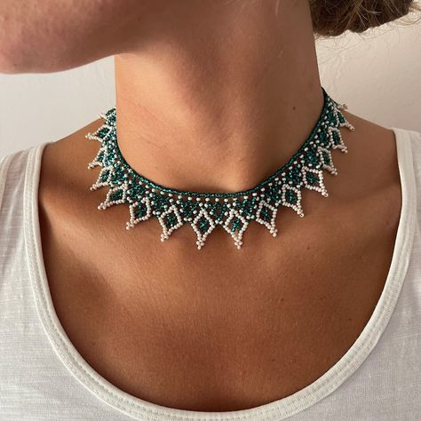 Ombre Gradient, Adjustable Jewelry, Loom Bracelets, Miyuki Beads, Beaded Choker Necklace, Beaded Choker, Leather Cord, Necklace Etsy, Choker