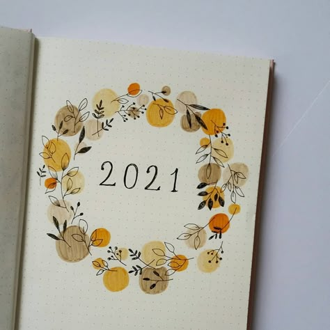 Journal Ideas For New Year, Bullet Journal Cover Page Ideas, 2023 Bullet Journal, Journal Cover Page Ideas, Bullet Journal Yearly, Ideas For New Year, Bullet Journal Work, January Bullet Journal, Bullet Journal Set Up