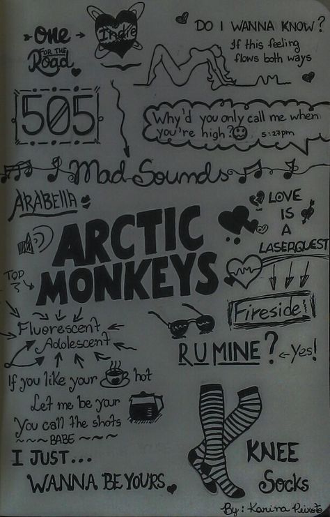 Arctic Monkeys Sketchbook, Grace Art, Do I Wanna Know, Artic Monkeys, Tutorials Drawing, Things To Draw, Book Art Drawings, Art Tutorials Drawing, Arctic Monkeys