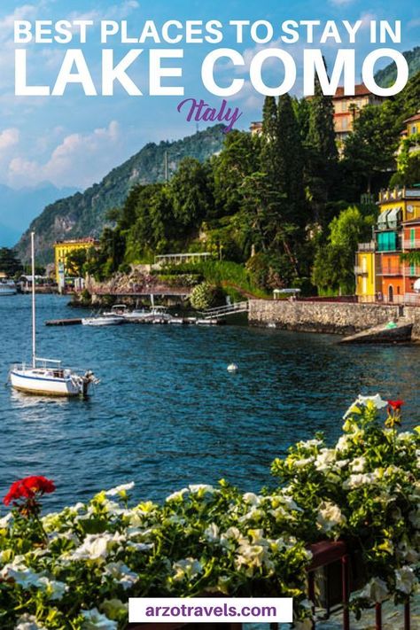 Planning a trip to the region of Lake Como in Italy but you are not sure where to stay? Here are the best tips (best areas and best hotels for all budgets in Lake Como) I #lakecomo #como Hotels in Lake Como Lake Como Hotels, Places To Visit In Italy, Comer See, Famous Cities, Cities In Italy, Lake Como Italy, Backpacking Europe, Italy Travel Tips, Como Italy