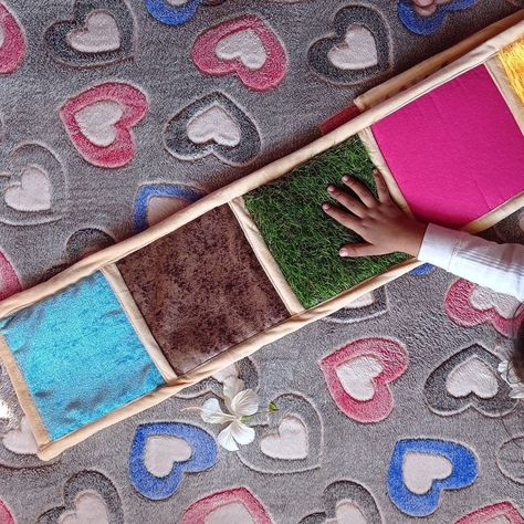 Stimulate your senses with Littleok sensory mat - designed to provide a tactile and visual experience for a calming and therapeutic effect | Montessori Toy #1stbirthday #blue #pink #toyfortoddler #asd #autismspectrum #littleok #sensorymat https://etsy.me/40P4OLO Sensory Mat, Diy Sensory Toys, Sensory Games, Giraffe Crochet, Sensory Stimulation, Skill Development, Maria Montessori, Baby Play Mat, Brain Development