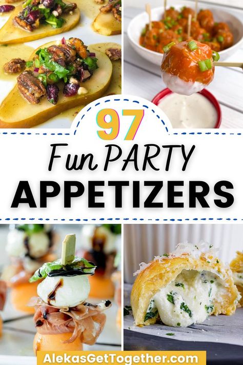 Grid of different finger foods on tables. Fun Finger Foods, Bite Size Appetizers Easy, Finger Food Ideas, Appetizer Buffet, Best Appetizer, Bite Size Appetizers, Appetizer Ideas, Appetizers Easy Finger Food, Delicious Appetizer Recipes