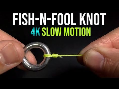 How to Tie a Fish-N-Fool Knot! | "Knot Easy!" Series | Fishing Knot Tutorial - YouTube Tying Fishing Knots, Fishing Knots Tutorials, Knot Tutorial, Strong Knots, Fly Fishing Tips, Fishing Stuff, Knots Tutorial, Fishing Knots, Fishing Tips