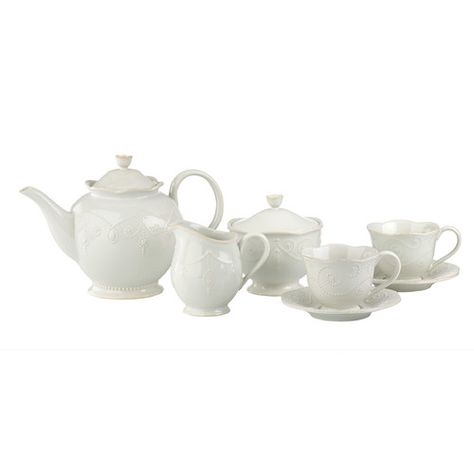 Found it at Wayfair - French Perle 1.5 qt. Teapot Kettle Set Items Png, Lenox French Perle, Stoneware Teapot, Bone China Tea Set, Cast Iron Tea Pot, China Tea Sets, Tea Stains, China Tea, Tea Pot Set