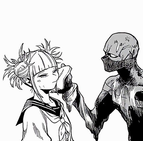 Toga & Twice My Hero Academia Toga And Twice Manga, Twice Mha Manga, Mha Homescreen, Toga Manga Panels, My Hero Academia Manga Icons, Toga And Twice, Toga Uraraka, Toga Twice, Toga Himiko Manga