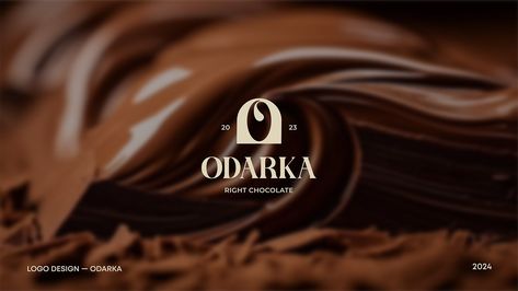 ODARKA — RIGHT CHOCOLATEODARKA is a brand of craft chocolates without animal milk, gluten and refined sugar. This is a vegan product. The main product is candies, truffles, chocolate. Truffles Chocolate, Chocolate Logo, Identity Project, Chocolate Company, Luxury Chocolate, Chocolate Brands, Chocolate Truffles, Refined Sugar, Truffles