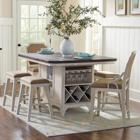 Find Kitchen Table With Storage Underneath. You can never have too much storage. WIth a kitchen table with storage underneath, you can keep seldom used items tucked away, and put the more commonly used things like salt and pepper, easily at your fingertips. But it doesn't have to just store kitchen stuff. Anything can be s… Kitchen Table With Storage, Modern Stools For Kitchen Island, Kitchen Island Inspiration, Kitchen Table Ideas, Kitchen Diy Ideas, Freestanding Kitchen Island, Diy Kitchen Ideas, Kitchen Island Dining Table, Unique Kitchen Design