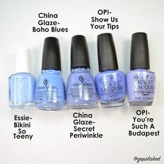 Opi Periwinkle Blue, Periwinkle Blue Nails, Periwinkle Nail Polish, Periwinkle Nails, Opi Nail Polish Colors, Christmas Manicure, New Nails, Nails Blue, Colour Ideas