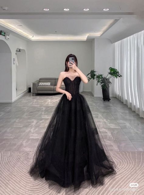 Farewell Dresses, Doctor Dress, Black And Blue Dress, Banquet Dresses, Corset Dress Prom, Prom Dress Inspiration, Cute Prom Dresses, Pretty Prom Dresses, Korean Dress