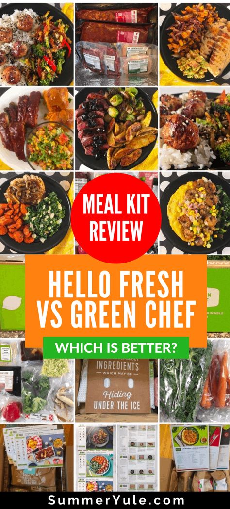 Are you interested in subscription home cooking kits, but aren’t sure if they’re worth the cost? I recently tested out HelloFresh vs Green Chef, and will tell you everything you need to know to decide! #hellofresh #greenchef #mealkits #cooking #healthyrecipes Green Chef Meals, Hello Fresh Menu, Green Chef Recipes, Cheddar Mashed Potatoes, Easy Meals For Two, Green Chef, Cooking Kit, Meal Kits, Hello Fresh Recipes