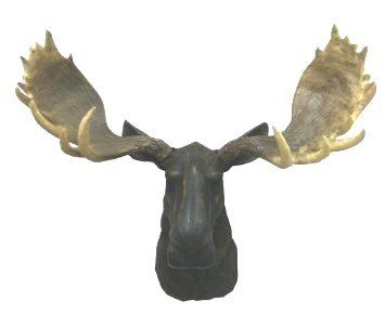 MOOSE HEAD WALL MOUNT DECOR -- Don't get left behind, see this great  product : Home Decor Sculptures Moose Decorations, Wood Deer Head, Wall Mount Decor, Lodge Wall Decor, Statue Head, Moose Decor, Antler Crafts, Moose Head, Coral Decor