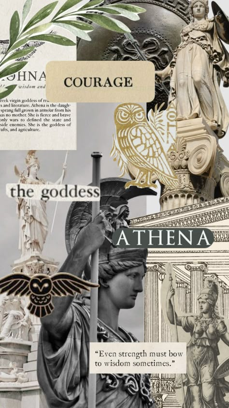 Mythology Wallpaper, Athens Wallpaper, Greek Gods And Goddesses Wallpaper, Athena Core, Aesthetic Greek Mythology Wallpaper, Athena Goddess Aesthetic, Athena Moodboard, Aesthetic Greek Gods Wallpaper, Athena Art