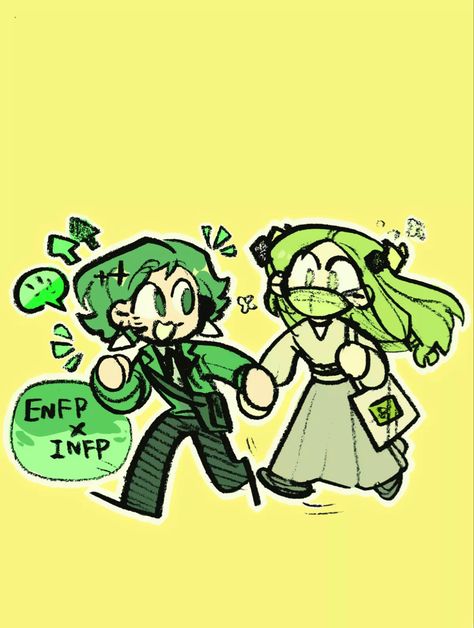 Enfp Infp Friendship, Infp X Enfp Fanart Ship, Infp Friendship, Enfp Fanart, Enfp Things, Enfp Infp, Personalidad Enfp, Intj Enfp, Mbti Fanart