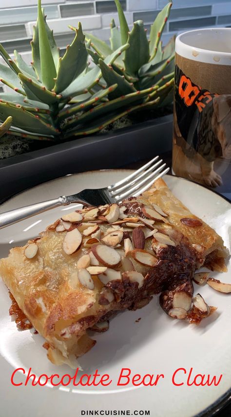 Chocolate Bear Claw Bear Claw Recipe, Braised Cabbage, Local Bakery, Recipe Generator, Morning Time, Bear Claw, Sweet Rolls, Bear Claws, Sweet Roll