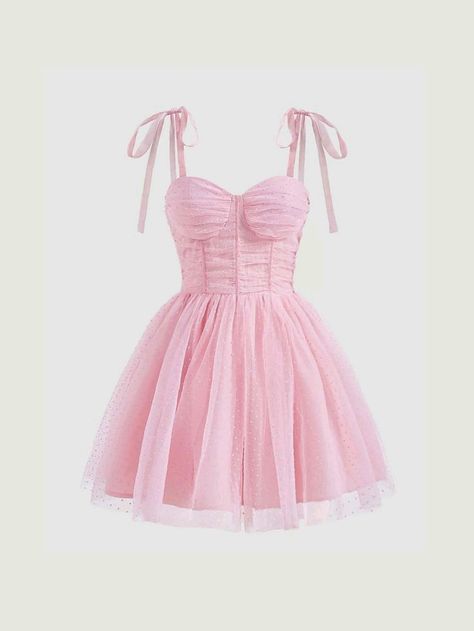 Cute Pink Dress Aesthetic, Cute Pink Dresses Short, Baby Pink Short Dress, Pretty Pink Outfits, Pink Dress Outfit Party, Baby Pink Outfit, Pink Short Dress, Outfit Rosa, Short Pink Dress