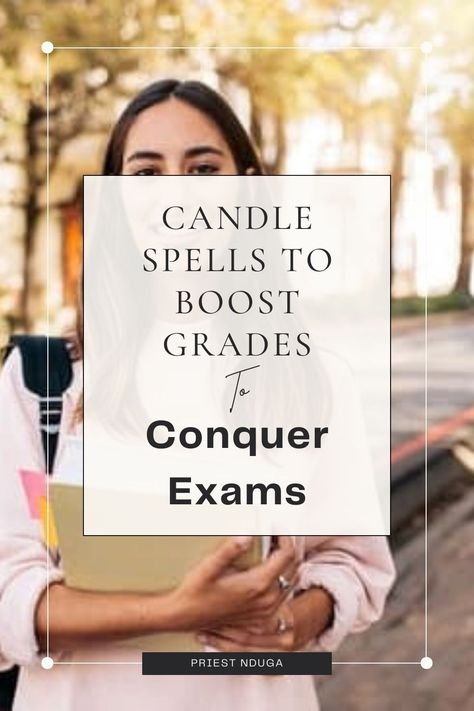 Spell to pass exam, Get exam success spell for real. Do you have a big exam coming up that you're nervous about? Give yourself an advantage by casting this simple exam spell to help you study efficiently, retain information, and stay calm during the test. All you need is a candle, and favorite study spot Exam Spell, Study Efficiently, Pass Exam, Candle Rituals, Success Spell, Spells Witchcraft Money, Witchcraft Money, Love Spells Witchcraft, Money Rituals