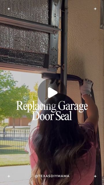 Adriana | Latina Woodworker & DIY Mom 🇲🇽 on Instagram: "Comment “link” if you want the link to order this garage seal!

I don’t know if the dish soap made this process easier but I’m gonna say it did. 😆 If you don’t have an extra set of hands, this is the way to go!

Get those garage seals changed out before it gets too cold! There’s a few more things I gotta do to get a good seal around my garage doors. I’ll be sharing that over the next couple weeks so stay tuned! 😊" Garage Door Side Seal, Garage Door Weather Seal, Garage Door Threshold Seal, Garage Door Bottom Seal, Garage Door Threshold, Garage Door Seal, Fixer Upper House, Diy Mom, Diy Garage Door