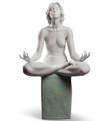 Lladro Meditation Figurine - Plus One Year Breakage Protection. #Lladro #Statue #Sculpture #Decor #Gift #gosstudio .★ We recommend Gift Shop: http://www.zazzle.com/vintagestylestudio ★ Pottery Angels, Willow Tree Figurines, Lladro Porcelain, Ancient Kingdom, Lladro Figurines, Outdoor Pouf, Willow Tree, Antique Porcelain, Source Of Inspiration