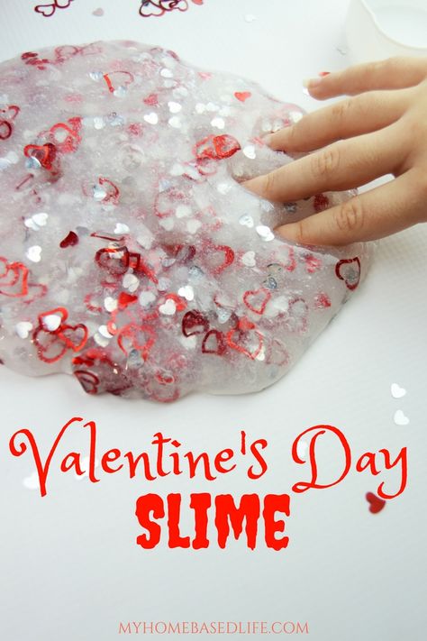 Valentines For Grandkids, Valentines Slime, Valentines 2024, Valentines Diy Kids, Slime Ideas, Valentine Kids, School Valentines, Valentines Day Gifts For Friends, Slime Diy