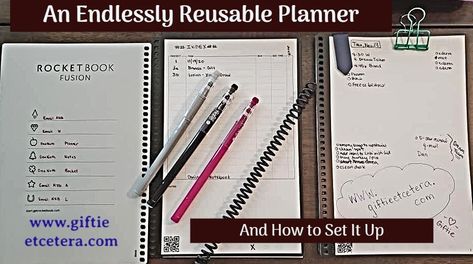 How I'm Using a Rocketbook Fusion to Make a Paper Planner Rocketbook Fusion Ideas, Rocketbook Template Ideas, Rocketbook Ideas, Rocketbook Planner Ideas, Household Organization Binder, Rocketbook Fusion, Organizational Ideas, College Notes, Office Planners