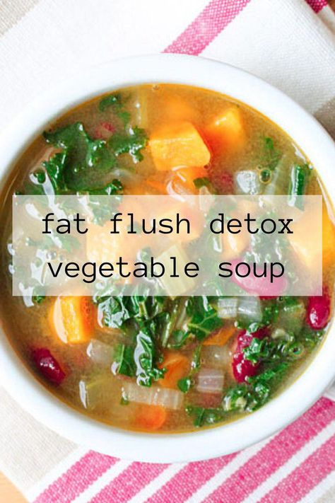 This easy recipe for fat flushing Detox Vegetable Soup is perfect for cleanses. NO CABBAGE! Vegan and gluten free, this veggie soup is helpful in reaching your weight loss goals. Detox the healthy way! #BoneBrothSoupBenefits Soup Benefits, Cabbage Vegan, Detox Vegetable Soup, Whole Body Cleanse, Bone Broth Soup, Broth Soup, Fat Flush, Healthy Changes, Detox Soup