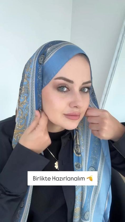 Turkish Modest Fashion, Indian Shawl For Women, Turkish Outfit Hijab Styles, How To Tie Hijab Scarf, Turkey Hijab Style, Arabian Hijab Style, Russian Hijab, Scarf Styles Hijab, Turkish Style Fashion