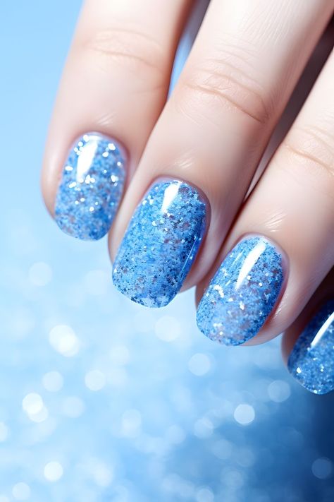 light blue glitter nails, nail design, nail art, nail inspiration, nail ideas, nail trends, nail colors, nail polish, nail style, nail goals, nail goals 2023, nail care, nail beauty, nail hacks, nail tips, nail inspo, nail goals 2024, nail designs, nail inspo, nail goals, nail fashion, nail aesthetics, nail looks, nail tips and tricks, nail goals 2023, nail trends 2024, nail obsession Light Blue Glitter Nails, Blue Shimmer Nails, Light Blue Glitter Nails Sparkle, Periwinkle Glitter Nails, Glitter Nail Ideas, Blue Shimmer Nails Acrylic, Ocean Blue Sparkle Nails, Nail Aesthetics, Goals 2023