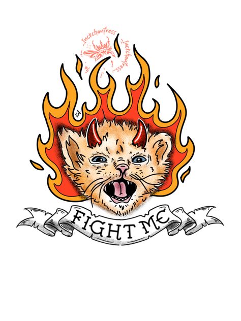 Tatertot the kitten Kitten Tattoo, Tattoo Flash, Tater Tot, Flash Tattoo, Kittens, Flash, Tattoos