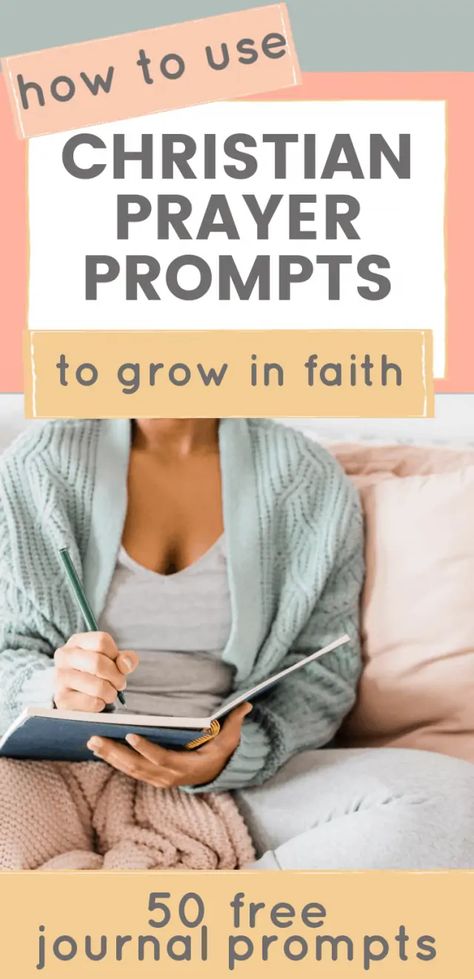 50 Christian Journal Prompts for Your Prayer Journal Journal Prompts Christian Women, Biblical Journal Prompts, Christian Prompts, Bible Journaling Prompts, Devotional Journal Ideas, Bible Journal Prompts, God Journal, Christian Journal Prompts, Prayer Journal Prompts