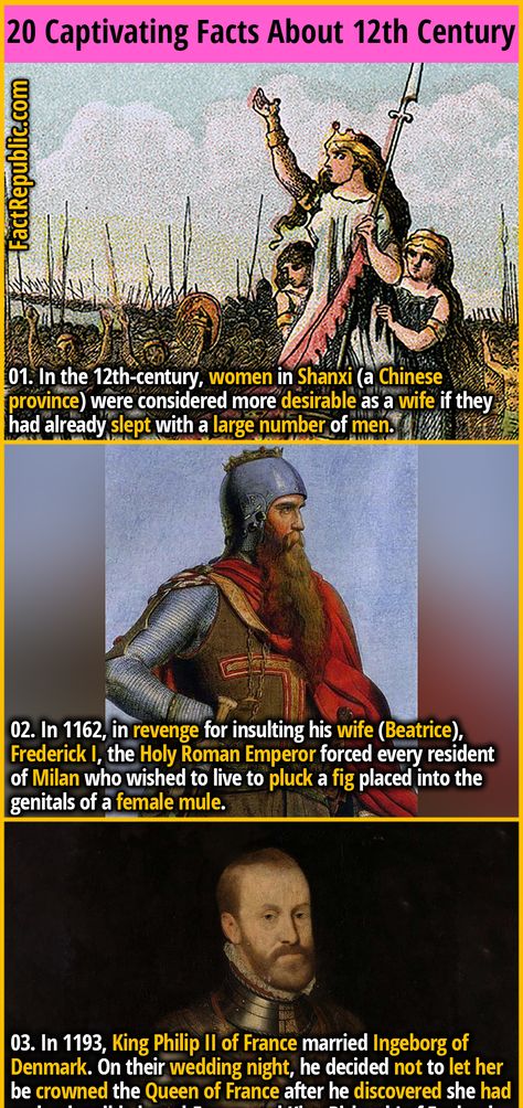 History Facts Tumblr, Medieval Facts, Funny History Facts, Real Scary Stories, Weird History Facts, World History Facts, Women History, Weird History, Fact Republic